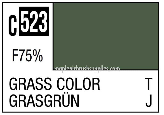 Mr. Color Grass Green Acrylic Paint - Premium Model & Hobby Paint for Miniatures, Warhammer, and Scale Models - Perfect for DIY Crafts and Airbrushing