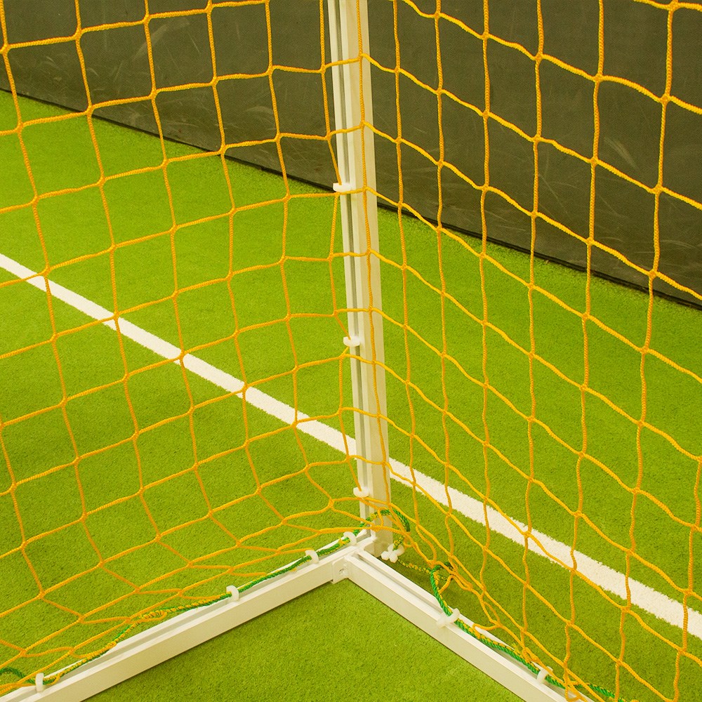 3m x 2m Folding Futsal Soccer Goal - Portable Football Net for Backyard Training & World Cup Practice - Perfect for Kids, Adults & Professional Players