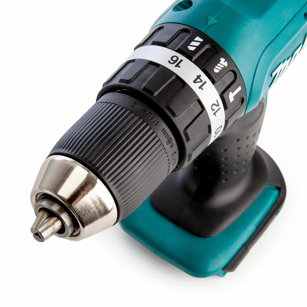 **Makita DHP453RFX4 18V Cordless Drill Driver Kit with 2 x 3Ah Li-Ion Batteries, 74-Piece Accessory Set & Carry Case – Perfect for DIY Projects, Home Repairs, and Professional Construction Work**