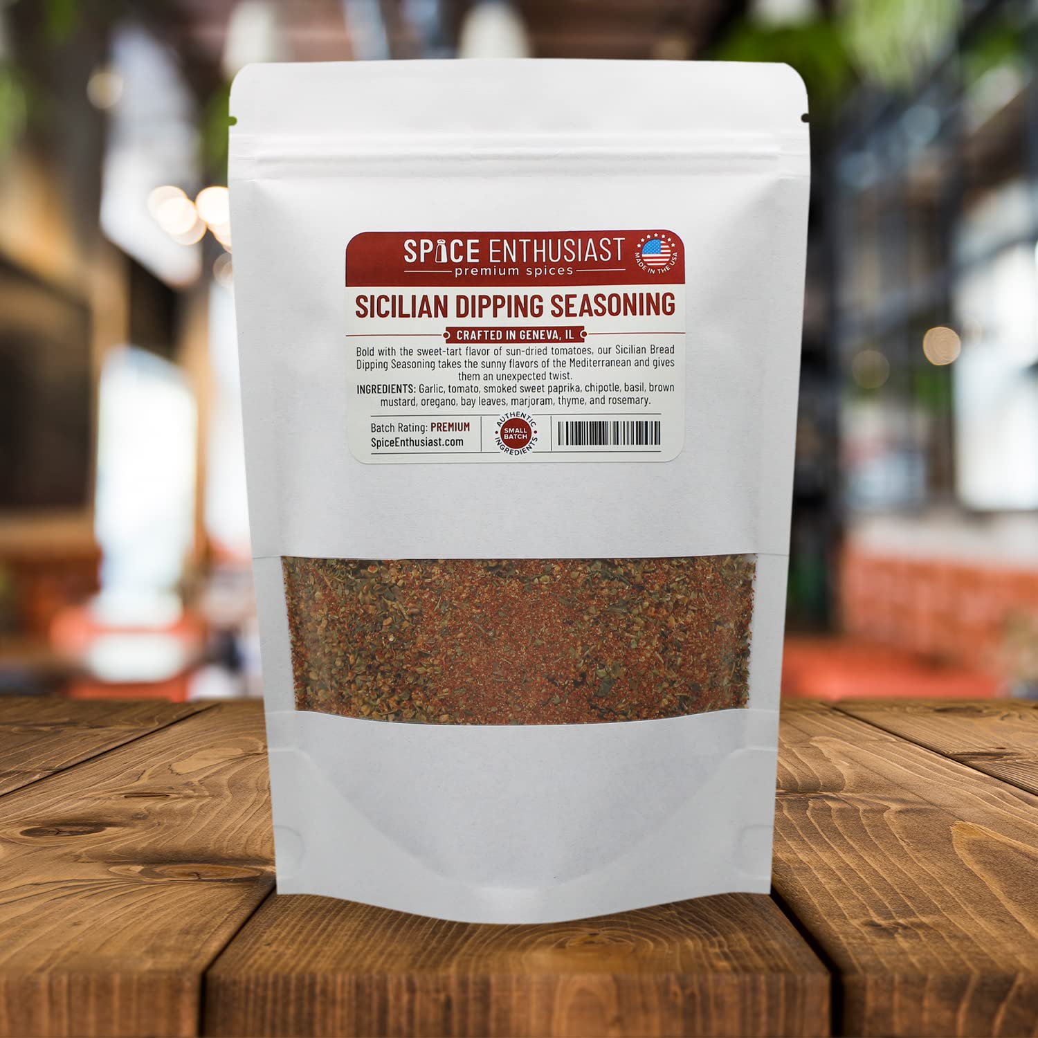 Premium Sicilian Bread Dipping Seasoning Blend - Authentic Italian Herbs & Spices (1 lb) - Perfect for Artisan Breads, Olive Oil Dips & Gourmet Cooking
