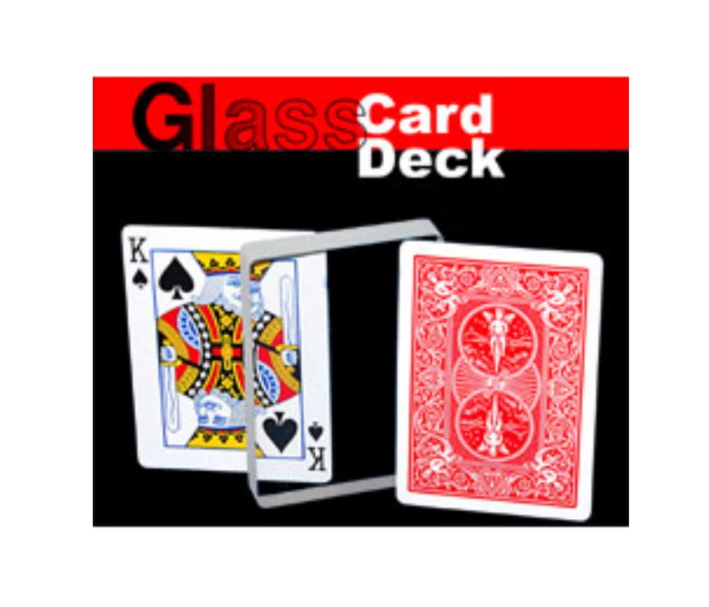 Premium Omni Glass Playing Cards - Magic Tricks & Cardistry Deck for Professional Magicians & Card Enthusiasts | Perfect for Close-up Magic, Street Performances & Card Games