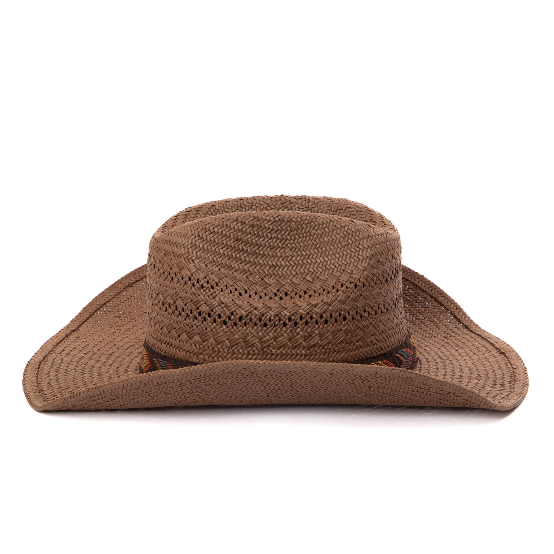 Men's Ventilated Cattleman's Crease Cowboy Hat - Western Style for Rodeo, Outdoor & Country Fashion