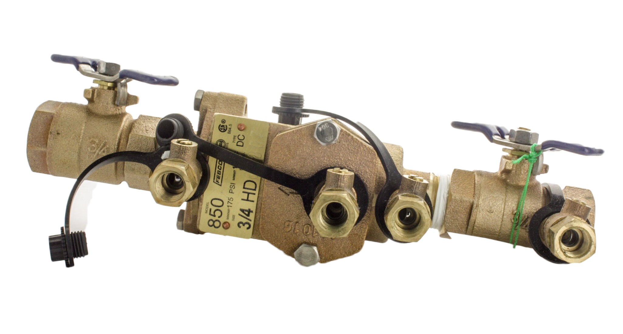 Febco 1112FEB 850 0.75 Inch Double Check Valve - Backflow Preventer for Water Supply Systems | Ideal for Residential, Commercial & Irrigation Use