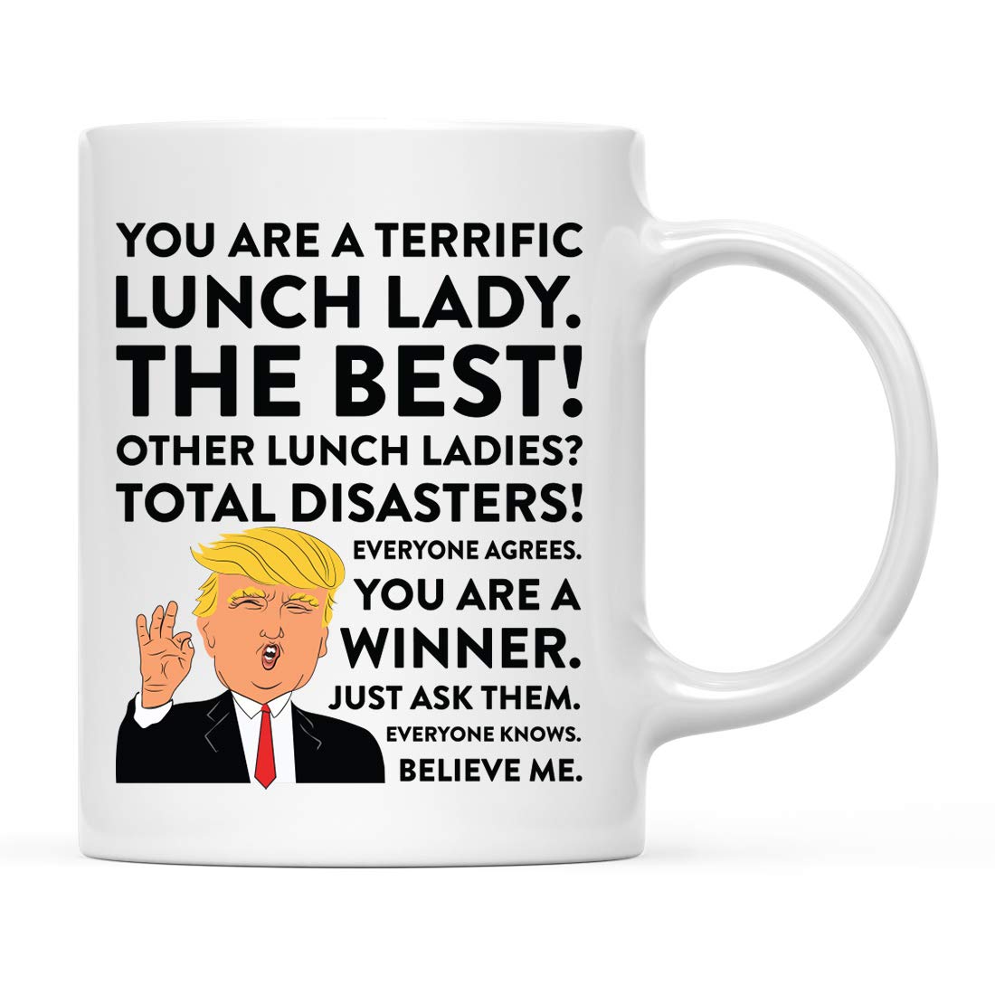 11oz Funny President Trump Coffee Mug by Andaz Press - 1-Pack with Gift Box - Great for Office, Home & Gifts (Birthdays, Christmas, Parties)