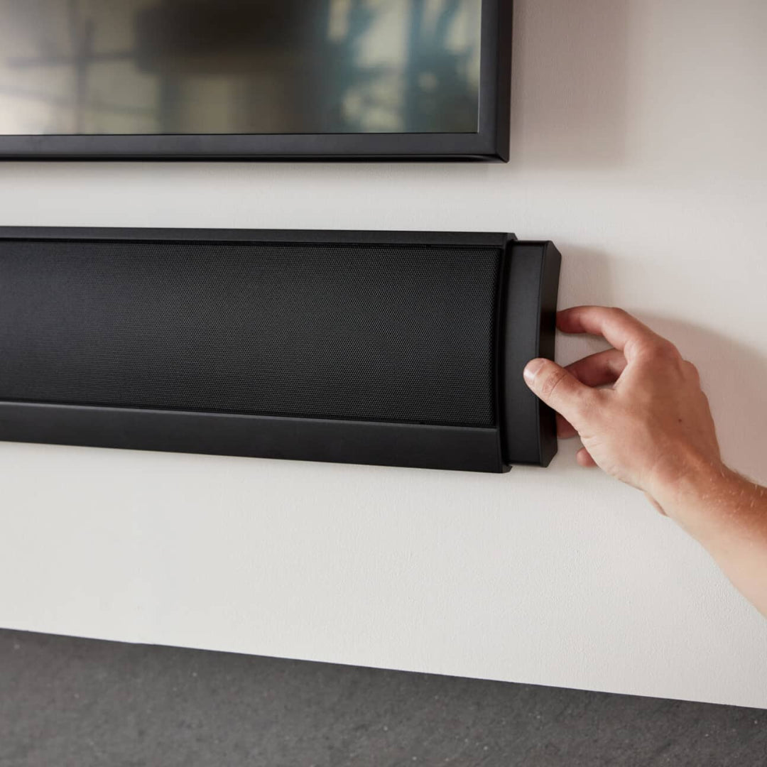 Definitive Technology Mythos 3C On-Wall Passive Soundbar - Premium Home Theater Speaker for Movies, Music & Gaming - Perfect for Living Rooms & Entertainment Spaces