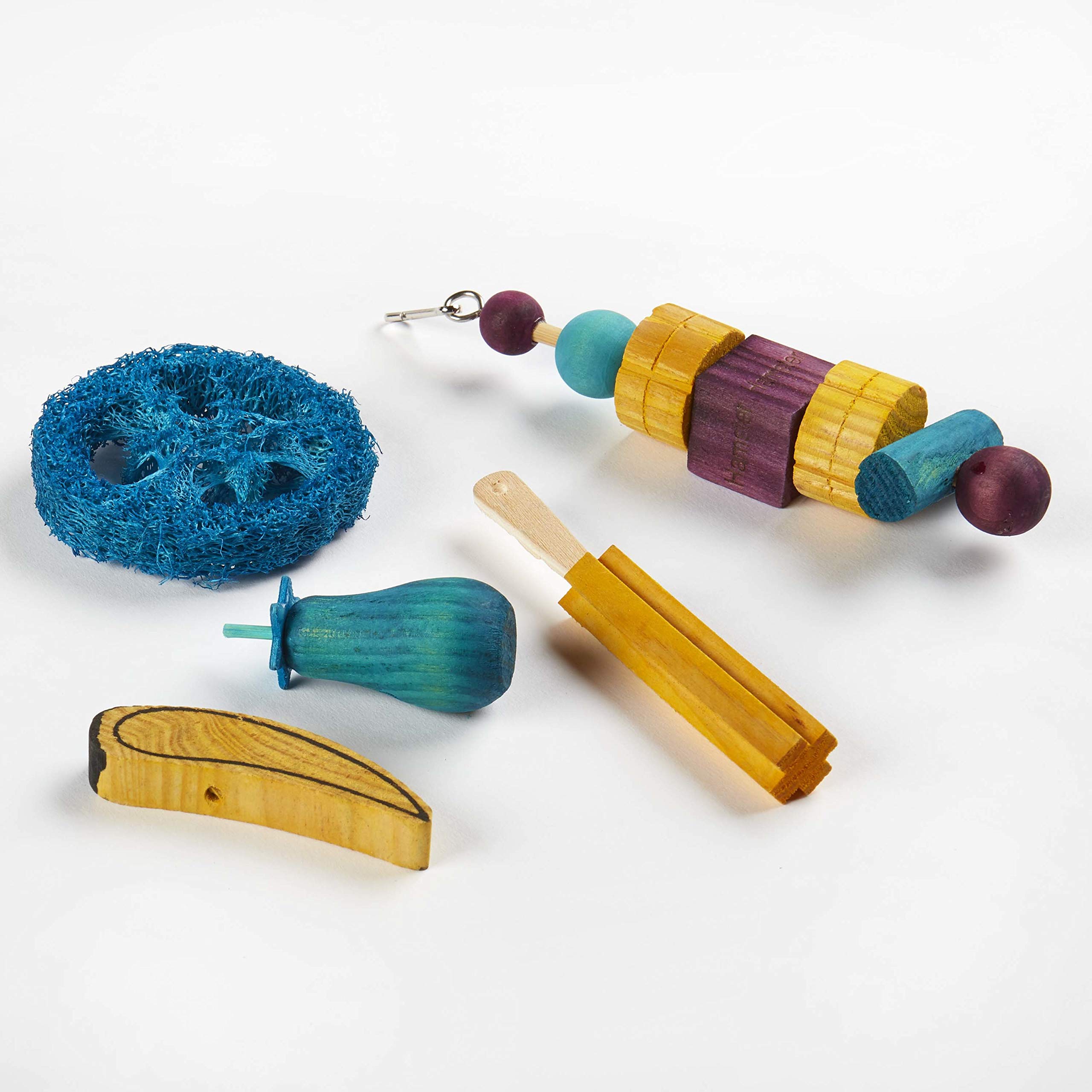 Kaytee Chew & Treat Toy Box for Hamsters - Fun Chewing & Foraging Activity for Small Pets - Perfect for Cage Enrichment & Dental Health