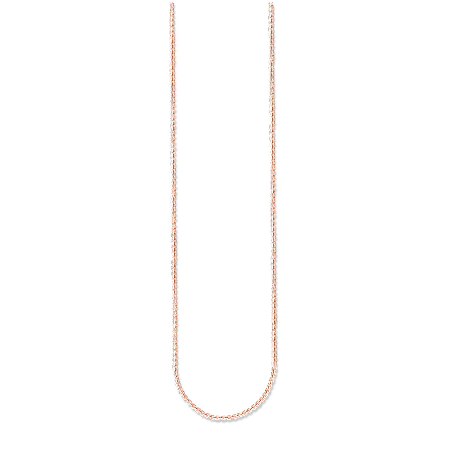 Thomas Sabo Rose Gold Plated Ribbon Necklace KE1106-415-12 - Elegant Dainty Jewelry for Women, Perfect Gift for Valentine's Day, Anniversary & Special Occasions