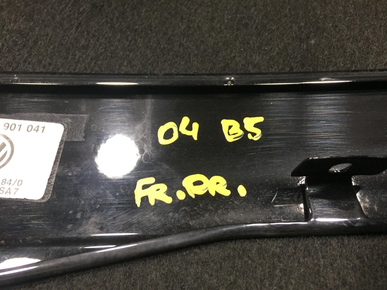 2005 Volkswagen Passat Sedan Front Left Driver Side Exterior Door Pillar B Trim OEM D23 Replacement Part - Perfect for Car Restoration & DIY Auto Repair