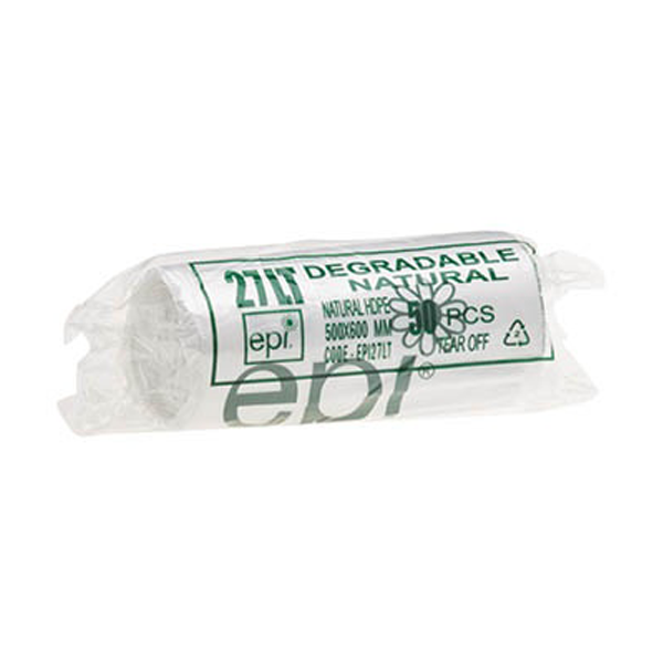 Eco-Friendly 27L Kitchen Trash Bags - Biodegradable & Compostable Bin Liners for Waste Disposal | Perfect for Home, Office & Outdoor Use