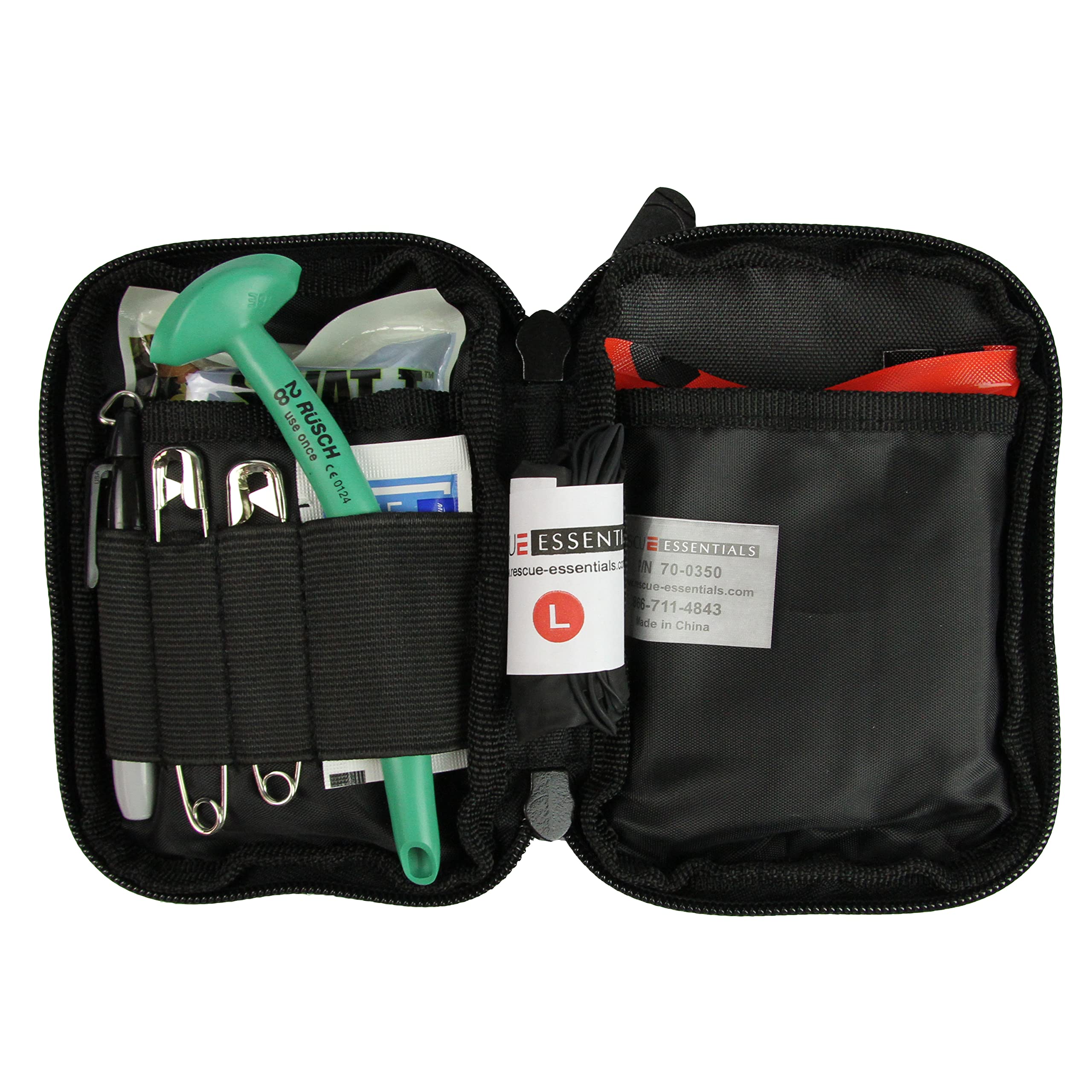Rescue Essentials Plain Clothes Carry Medical Kit with Celox Rapid - Compact First Aid Kit for Emergency Trauma Care, Bleeding Control, and Outdoor Survival (Ideal for Tactical, Hiking, and Everyday Carry)