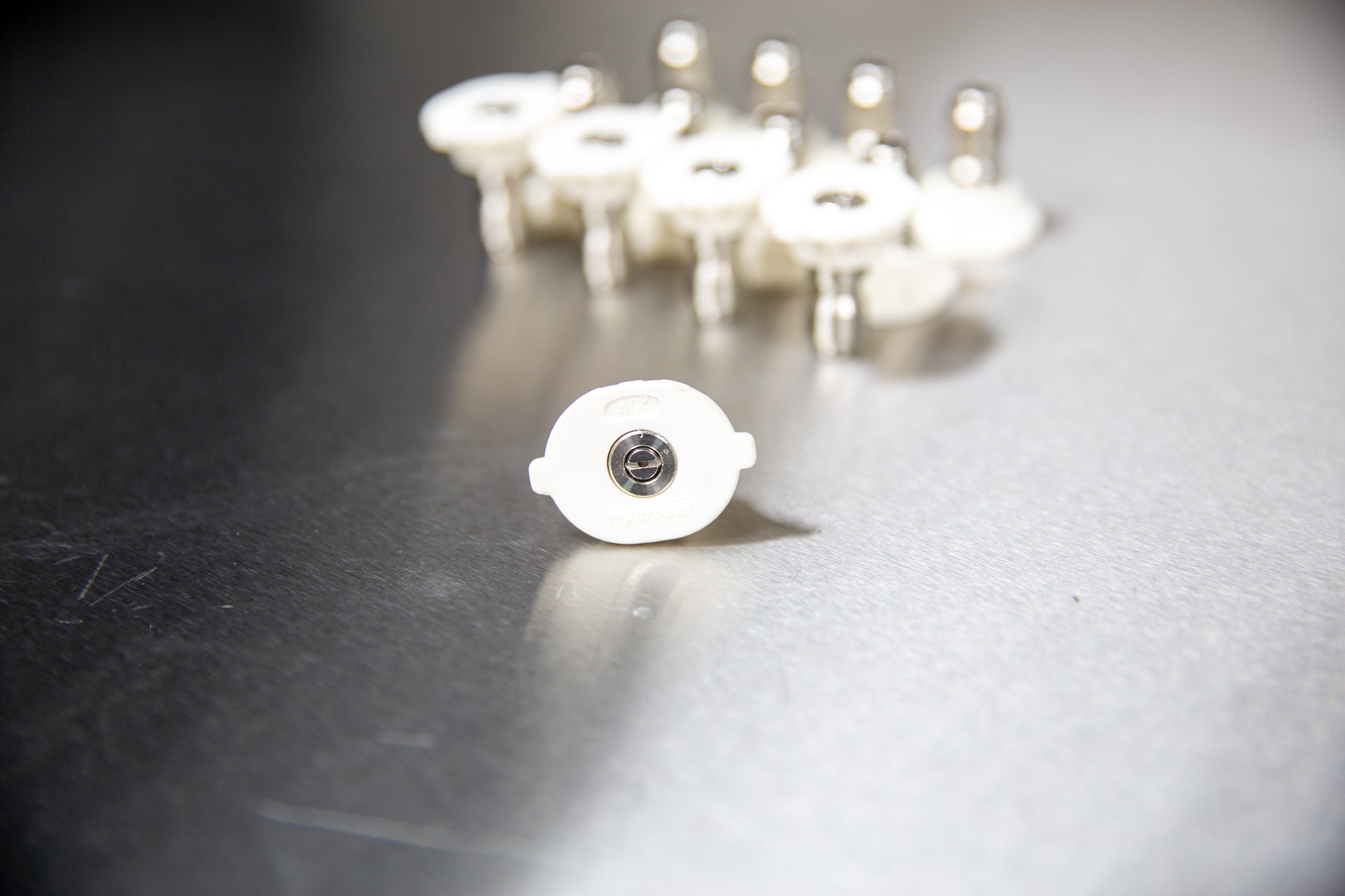 High-Performance White 40 Degree 4.0 Nozzle for 3D Printers - Perfect for PLA, ABS Filaments & Precision Printing Projects