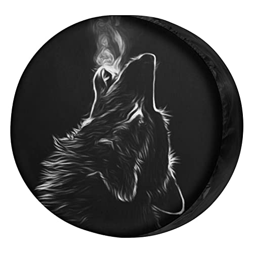 Black 3D Wolf
