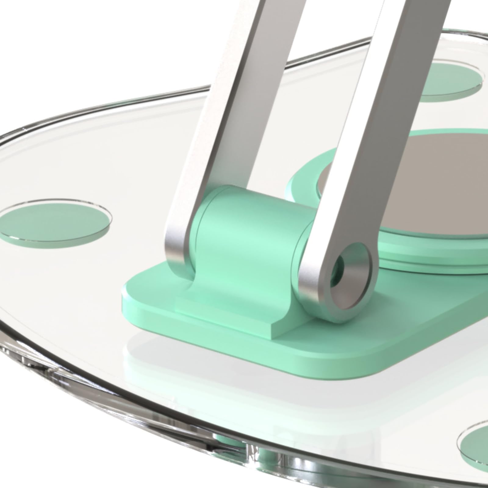 Rotating Phone and Tablet Stand Holder - Sturdy Acrylic Bracket for 4.7-13 Inch Devices, Perfect for Office Desk, Bed, Sofa & Car Use - Stable Viewing Stand for iPhone, iPad, Samsung & More