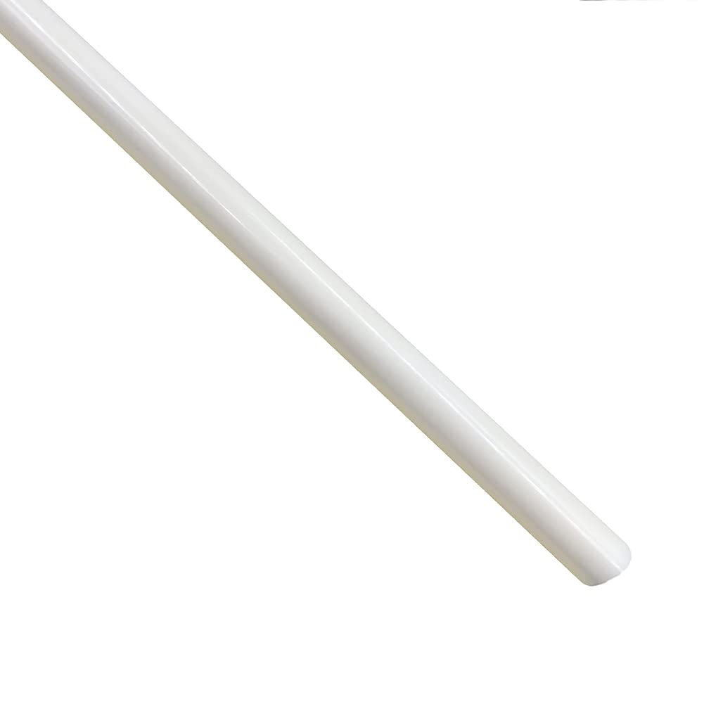 High-Quality Alumina Ceramic Rods - Corrosion Resistant & Smooth Surface - 8mm Diameter x 100mm Length (1pc) - Perfect for Industrial, Laboratory & DIY Projects