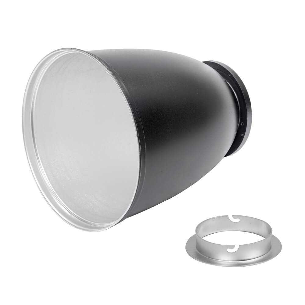 45° Long Focus Tele Zoom Reflector with Interchangeable Speedring - Perfect for Studio Photography, Portrait Lighting, and Video Production