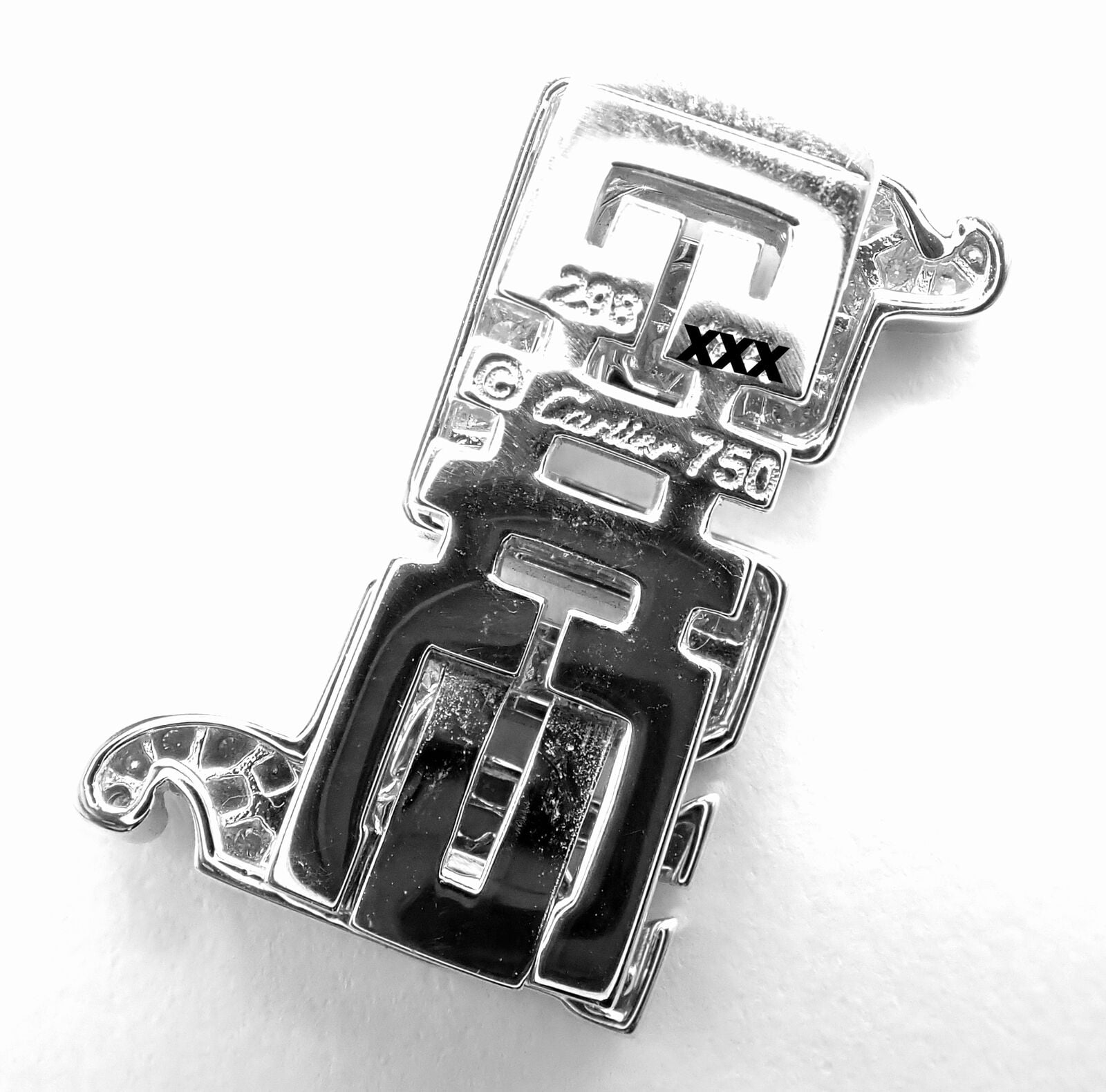Authentic Cartier Le Baiser Du Dragon 18k White Gold Diamond Ruby Brooch Pin - Luxury Jewelry Gift for Women, Perfect for Weddings, Anniversaries & Special Occasions