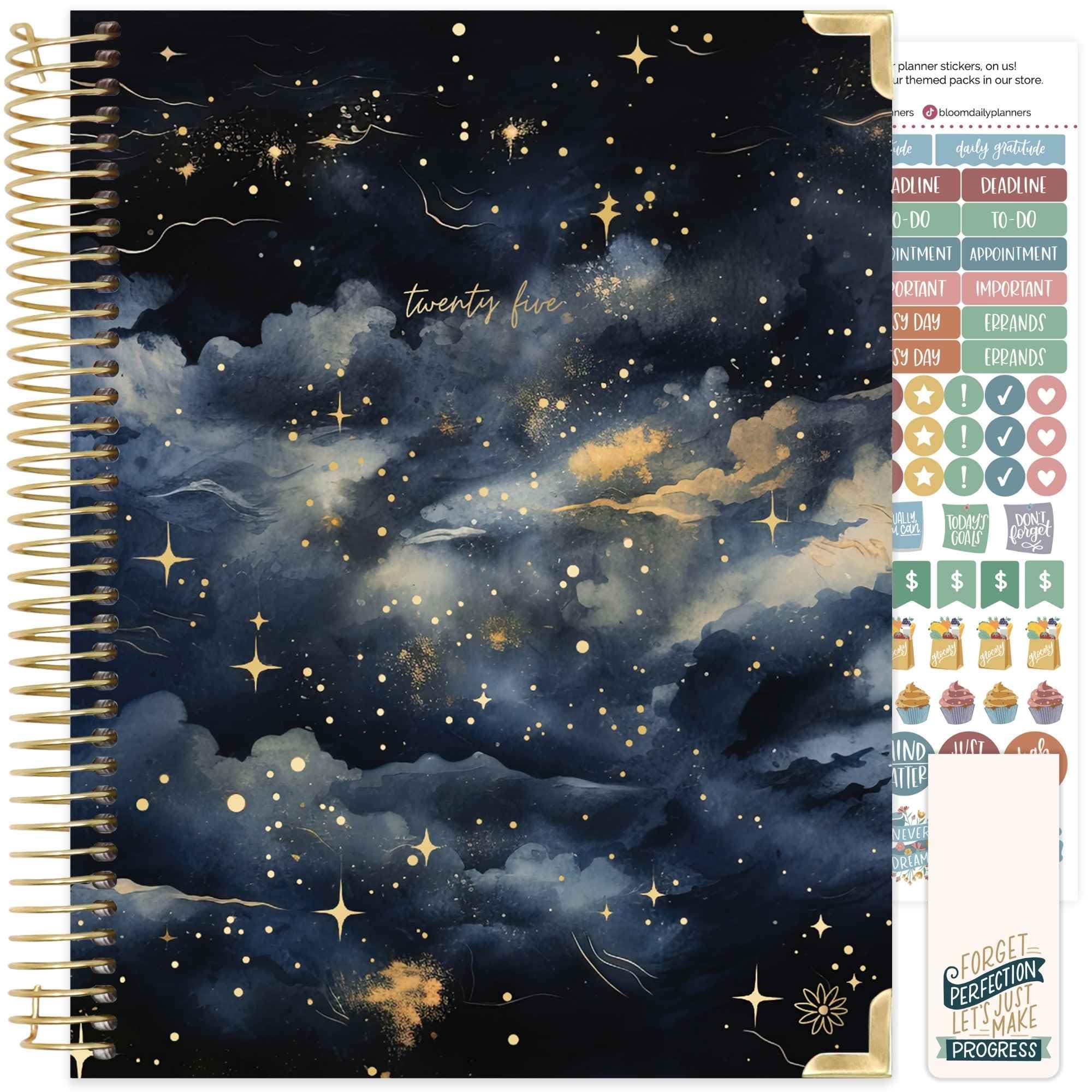 Bloom 2025 Hardcover Daily Planner - 8.5
