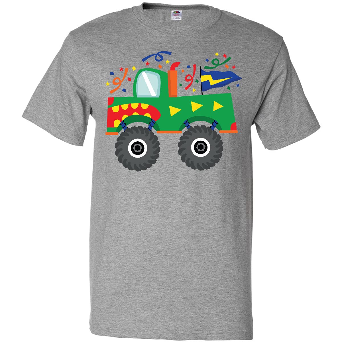 Inktastic Truck Birthday T-Shirt for Boys - Cool Graphic Tee for Kids Birthday Party & Truck Lovers | Fun Gift Idea for Toddler & Children's Special Day
