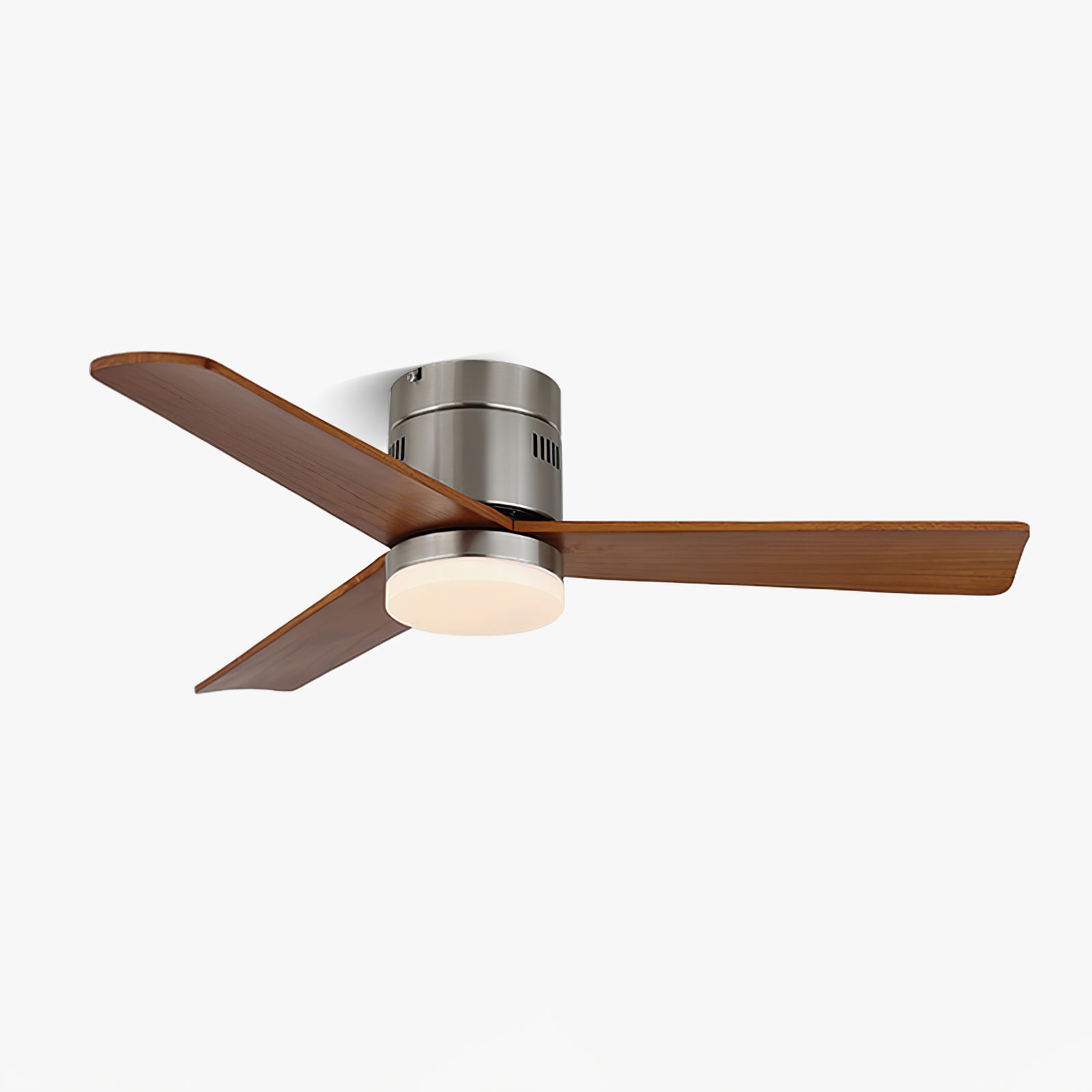 Aeroluxe Modern Ceiling Fan with LED Light Kit - Quiet Reversible 3 Blades, Remote Control - Perfect for Bedroom, Living Room, and Home Office