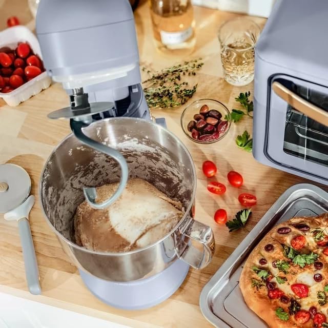 **Drew Barrymore Beautiful Stand Mixer 5.3 Qt, 300-Watt Powerful Tilt-Head Mixer with 12 Speed Settings - Lightweight & Durable (Lavender) - Perfect for Baking Cakes, Cookies & Whipping Cream**