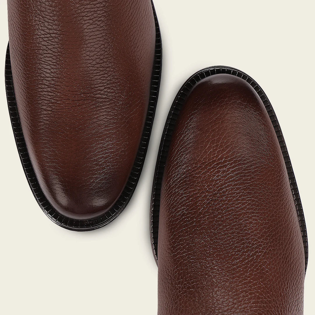 Franco Cuadra Men's Honey Dress Casual Deer Leather Ankle Boots - Comfortable & Stylish for Outdoor, Office & Date Nights