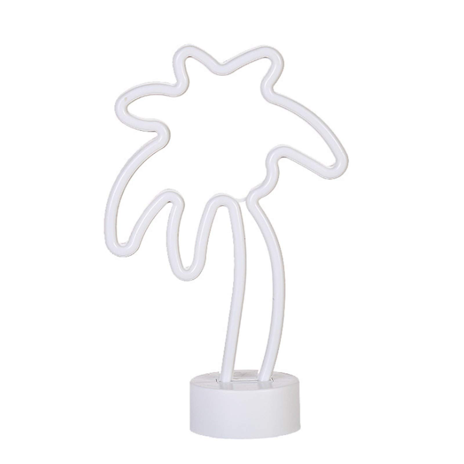 Boddenly Base Night Decorative Small LED Neon Lights - Stylish Home Decor, Star Projector for Bedroom, Party, Outdoor & Indoor Lighting (White, One Size)