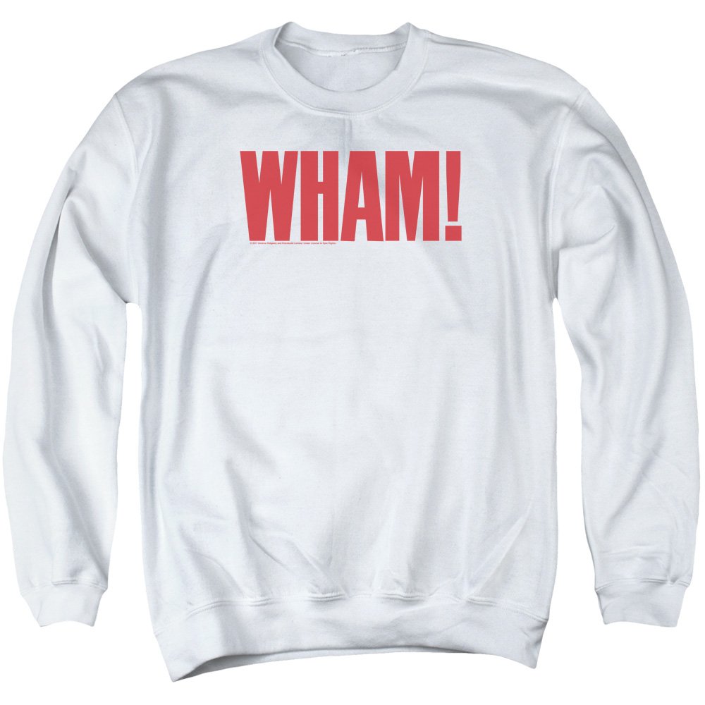 Wham Logo Unisex Crewneck Sweatshirt for Men & Women - Soft Cotton Pullover Hoodie for Casual Wear, Street Style & Lounge Comfort