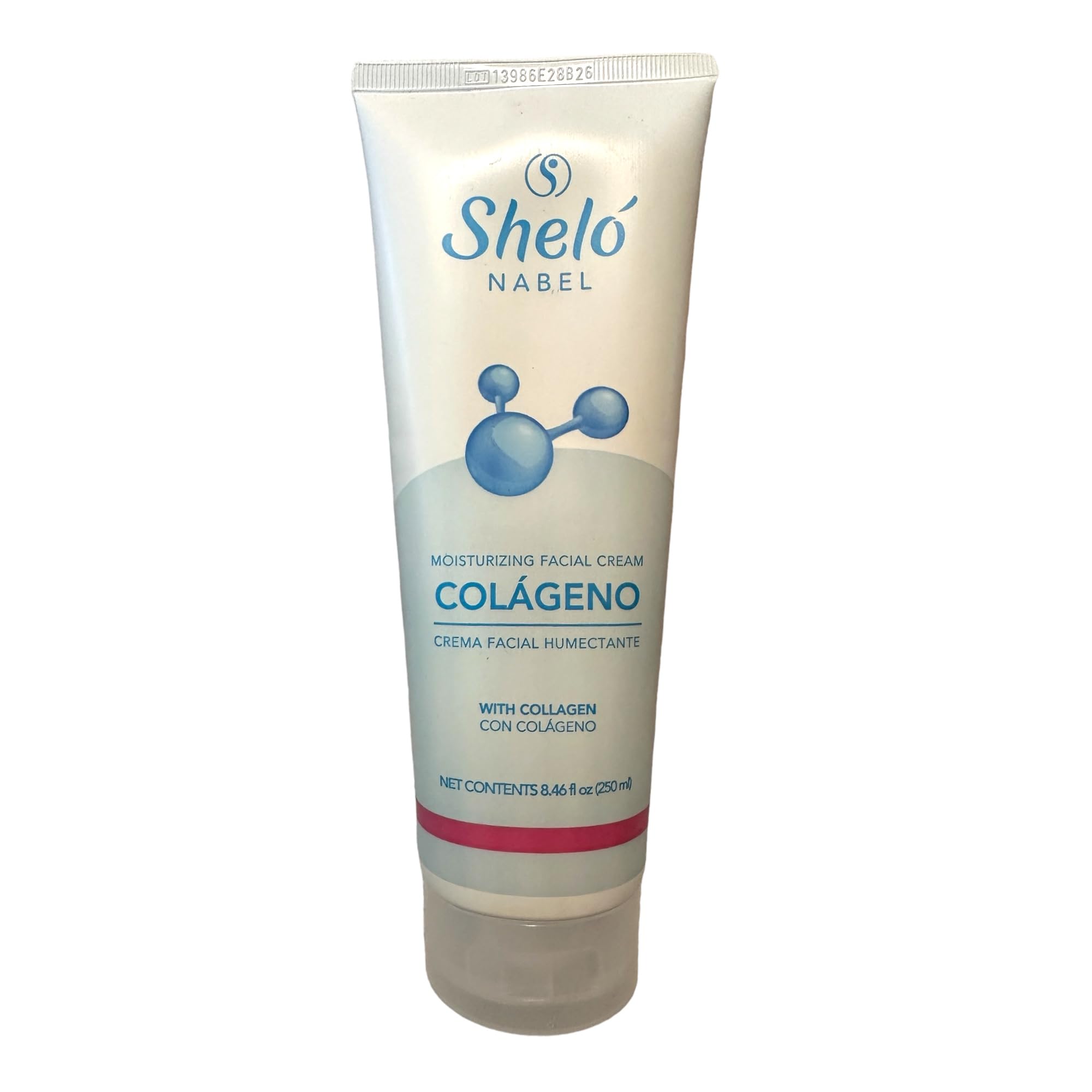 SheLo Nabel Collagen Moisturizing Facial Cream - Hydrating & Anti-Aging Skin Care for Women & Men - 8.46 fl oz (250ml) - Improves Skin Elasticity & Reduces Wrinkles - Perfect for Daily Skincare Routine & Night Cream Application