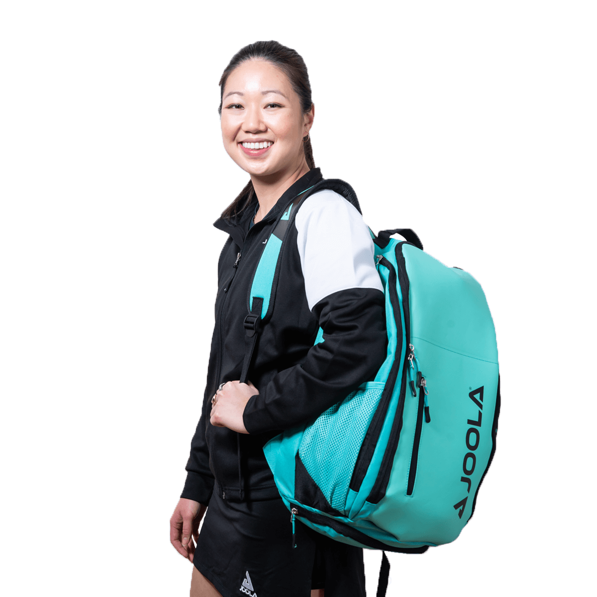 JOOLA Vision II Table Tennis Backpack (Petrol/Teal) - Premium Ping Pong Equipment Storage for Paddles, Balls & Accessories - Perfect for Tournaments & Practice Sessions