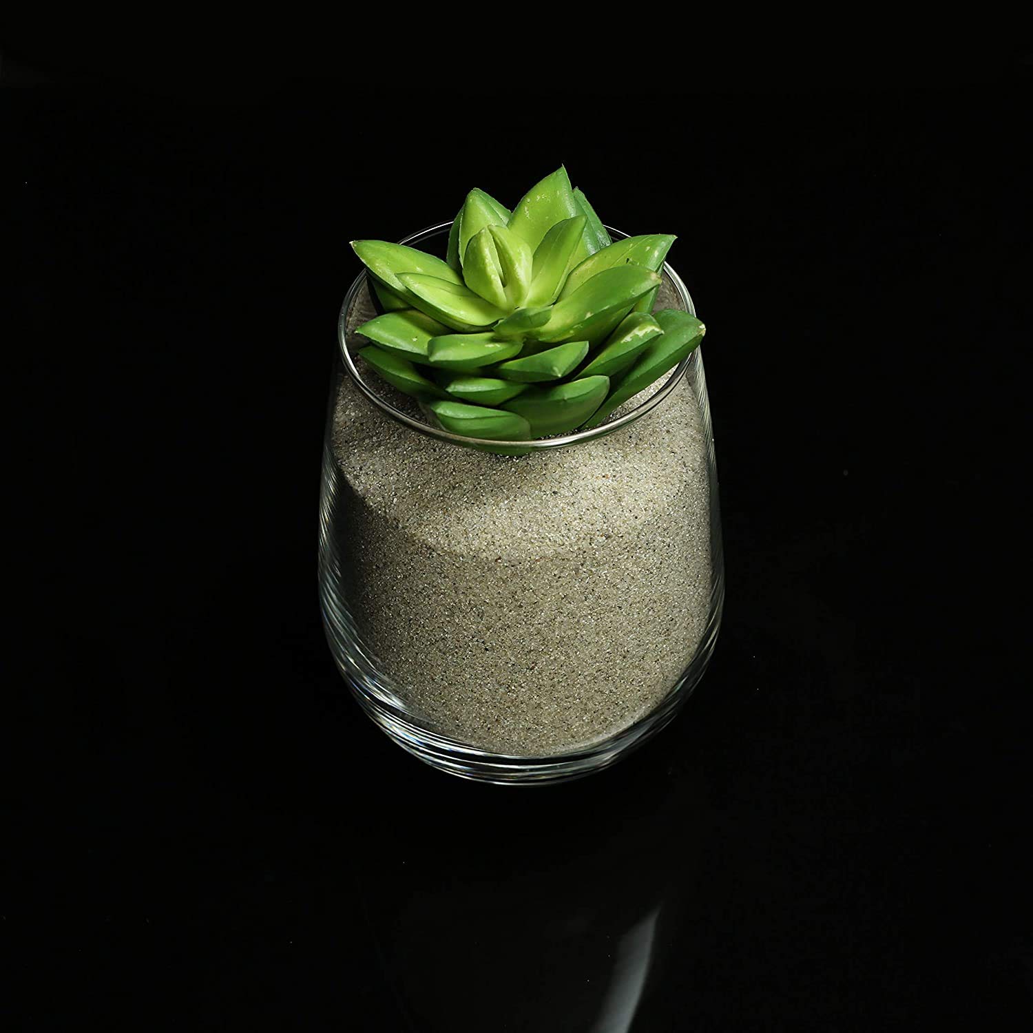 2 Pounds Natural Decorative Real Sand - Premium Vase Filler, Home Decor, DIY Crafts, Terrarium & Zen Garden Sand (2-Pack) - Perfect for Wedding Centerpieces, Beach Themed Parties, and Kids Sensory Play