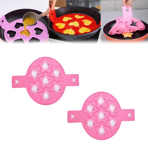 Pink star shape(2Pcs)