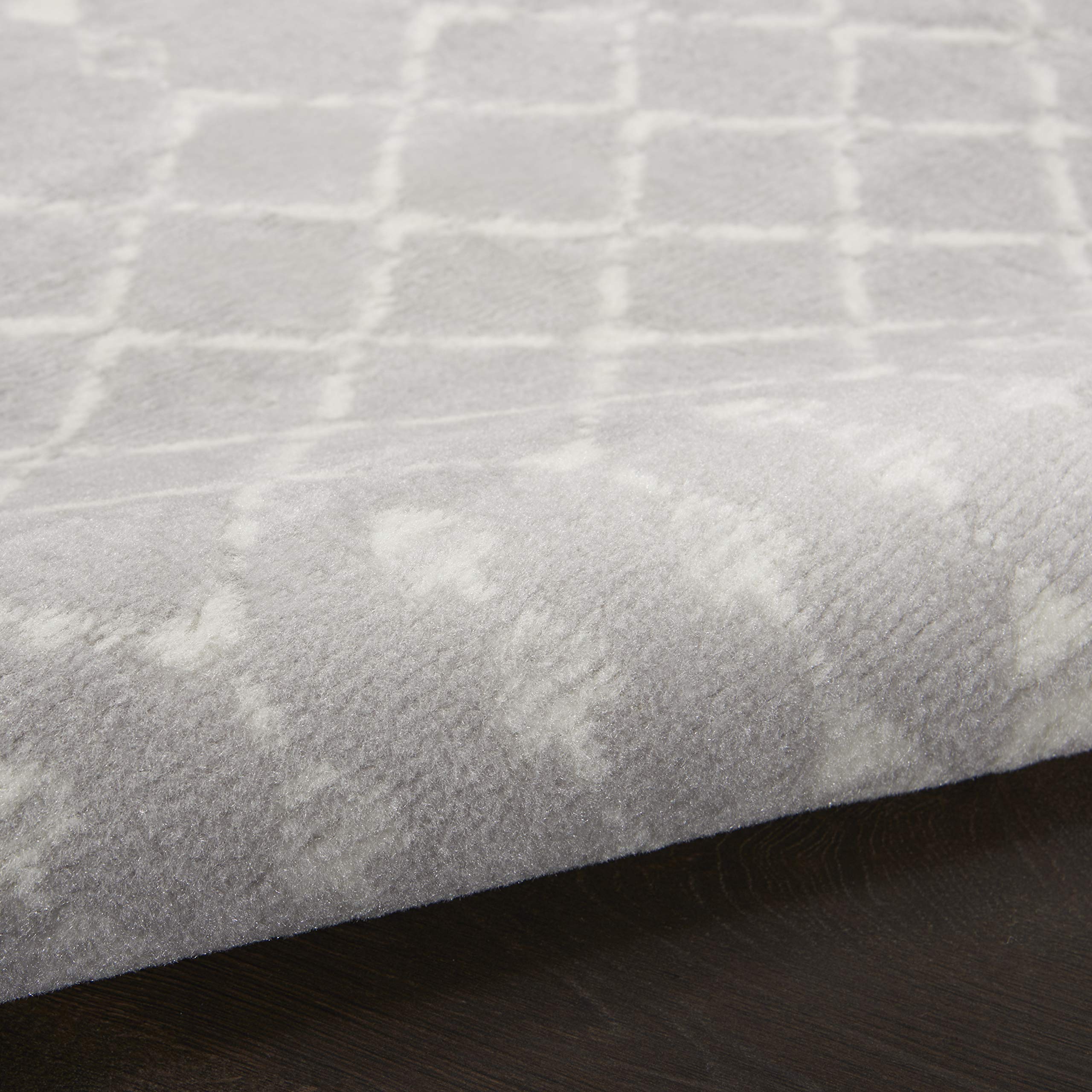Nourison Whimsicle Moroccan Grey 7' x 10' Area Rug - Easy to Clean, Non-Shedding, Soft & Durable - Perfect for Bedroom, Living Room, Dining Room & Kitchen Decor (7x10) - Ideal for Cozy Home, Office or Airbnb Styling