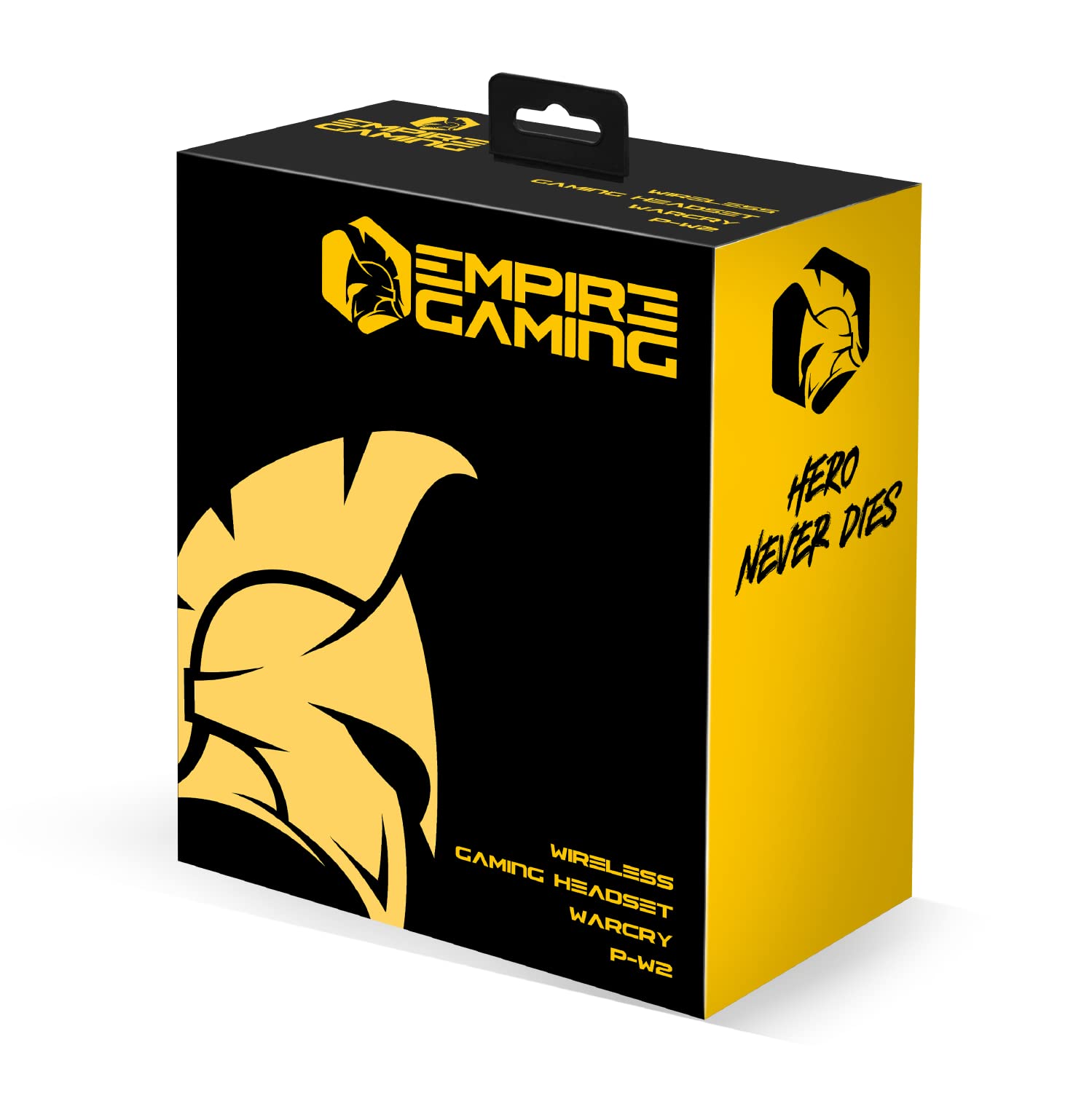 EMPIRE GAMING WarCry P-W2 Wireless Gaming Headset with Detachable Mic - 2.4GHz WiFi, RGB Lighting, Surround Sound for PS5/PS4/PC/Mac/Nintendo Switch - Perfect for Competitive Gaming & Online Streaming