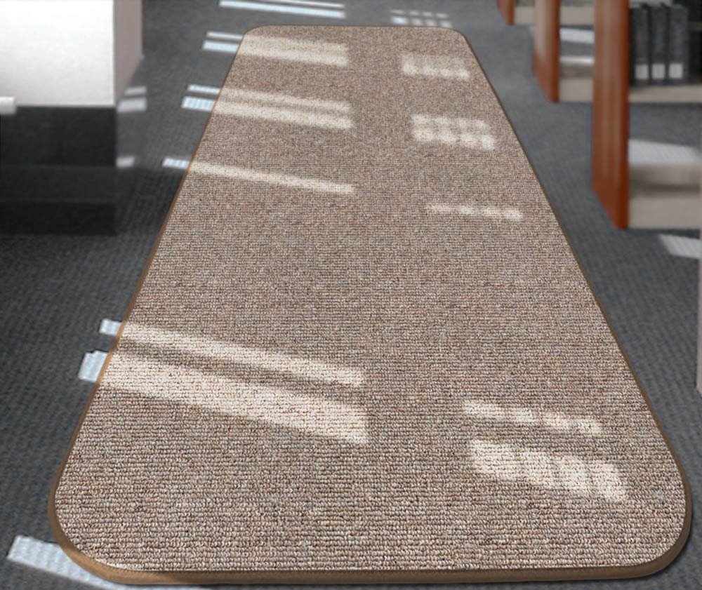 Non-Slip Carpet Runner for Hallways - 8ft x 36in Pebble Beige - Skid-Resistant Rug for Stairs, Entryways & High Traffic Areas - Perfect for Homes, Offices & Apartments