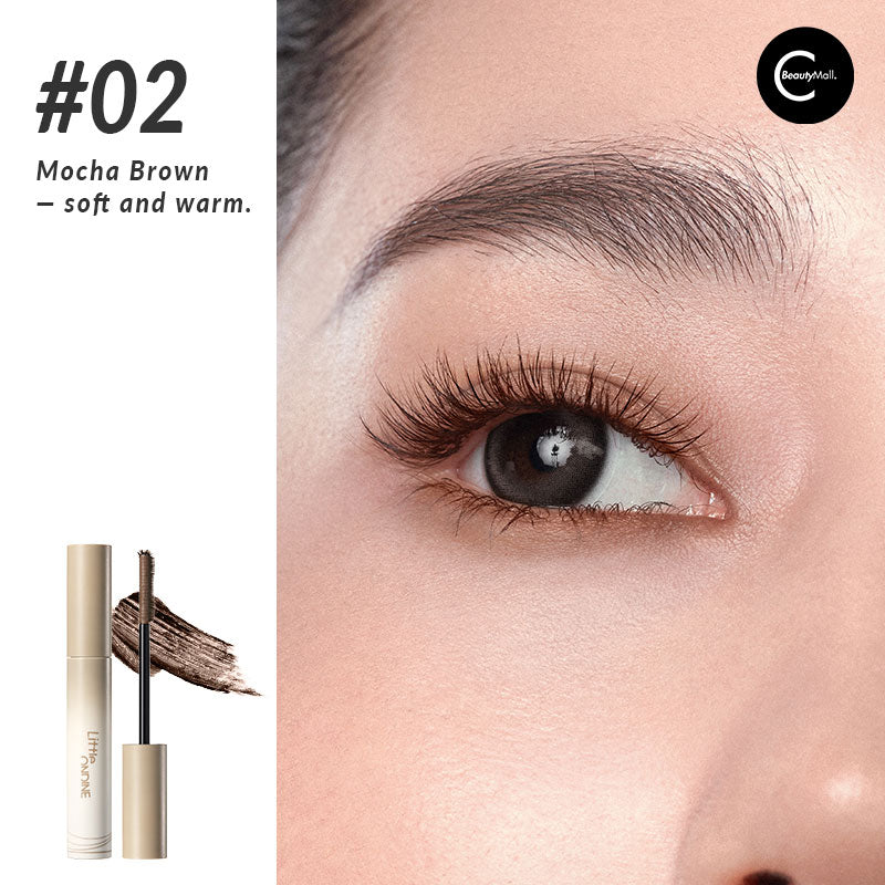 Little Ondine Black Fan Mascara - Volumizing & Lengthening Waterproof Mascara for Dramatic Lashes | Perfect for Everyday Wear & Special Occasions