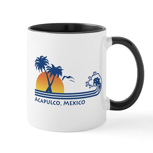 White/Black Inside - Acapulco Mexico Mug