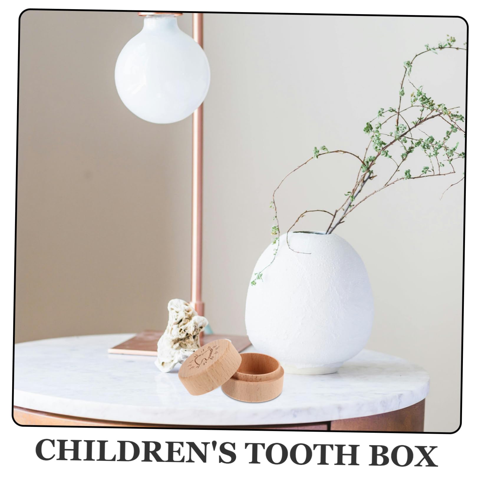 Ciieeo 2-Piece Children's Tooth Keepsake Box Set - Cartoon Design Baby Teeth & First Hair Storage Container - Perfect for Baby Shower Gifts & Childhood Memory Preservation