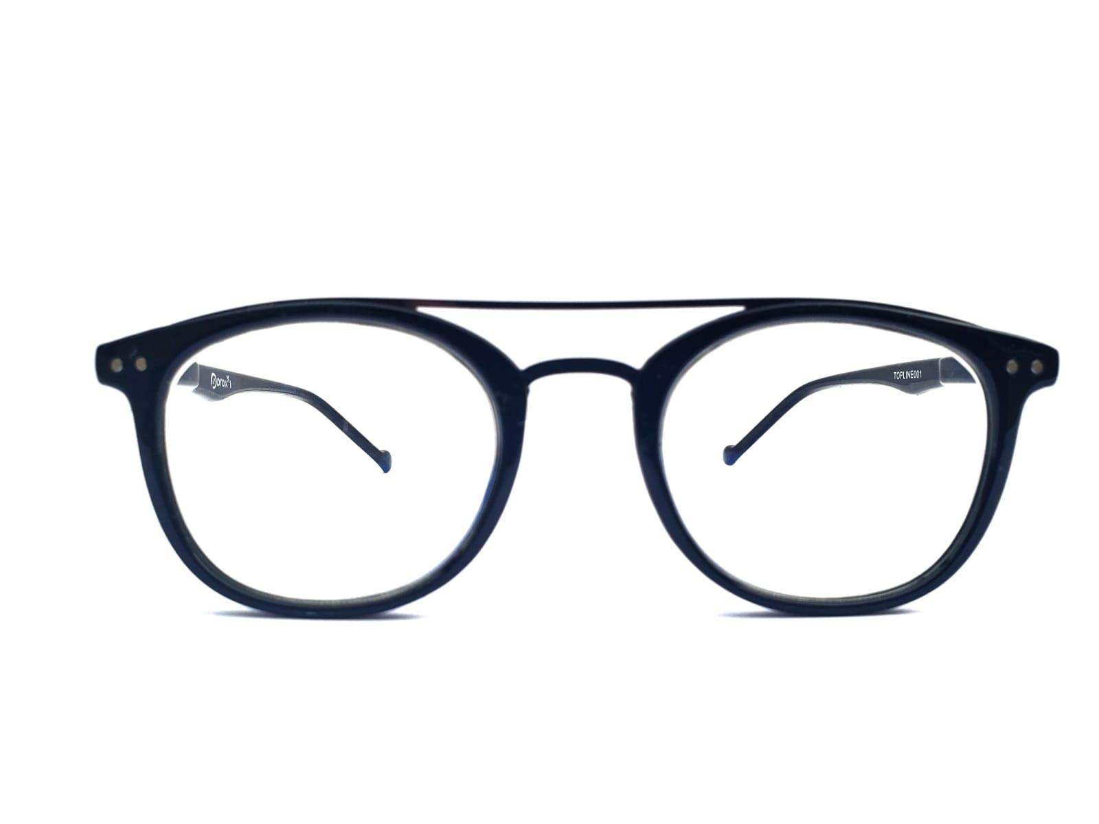 Blue Light Blocking Glasses for Computer & Gaming - Anti Blue Ray Filter Eyewear for Men, Women & Teens - Round Wayfarer Frames (Black) - Reduce Eye Strain for Work, Study & Screen Time