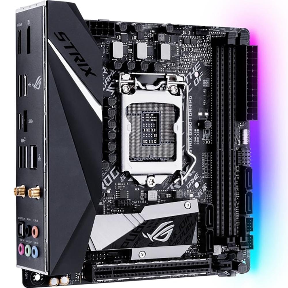 ASUS ROG STRIX B360-I Gaming Motherboard - LGA1151 Socket, Intel B360 Chipset, Mini-ITX Form Factor for Compact Gaming PC Builds | Perfect for eSports, Streaming & VR Gaming Setups