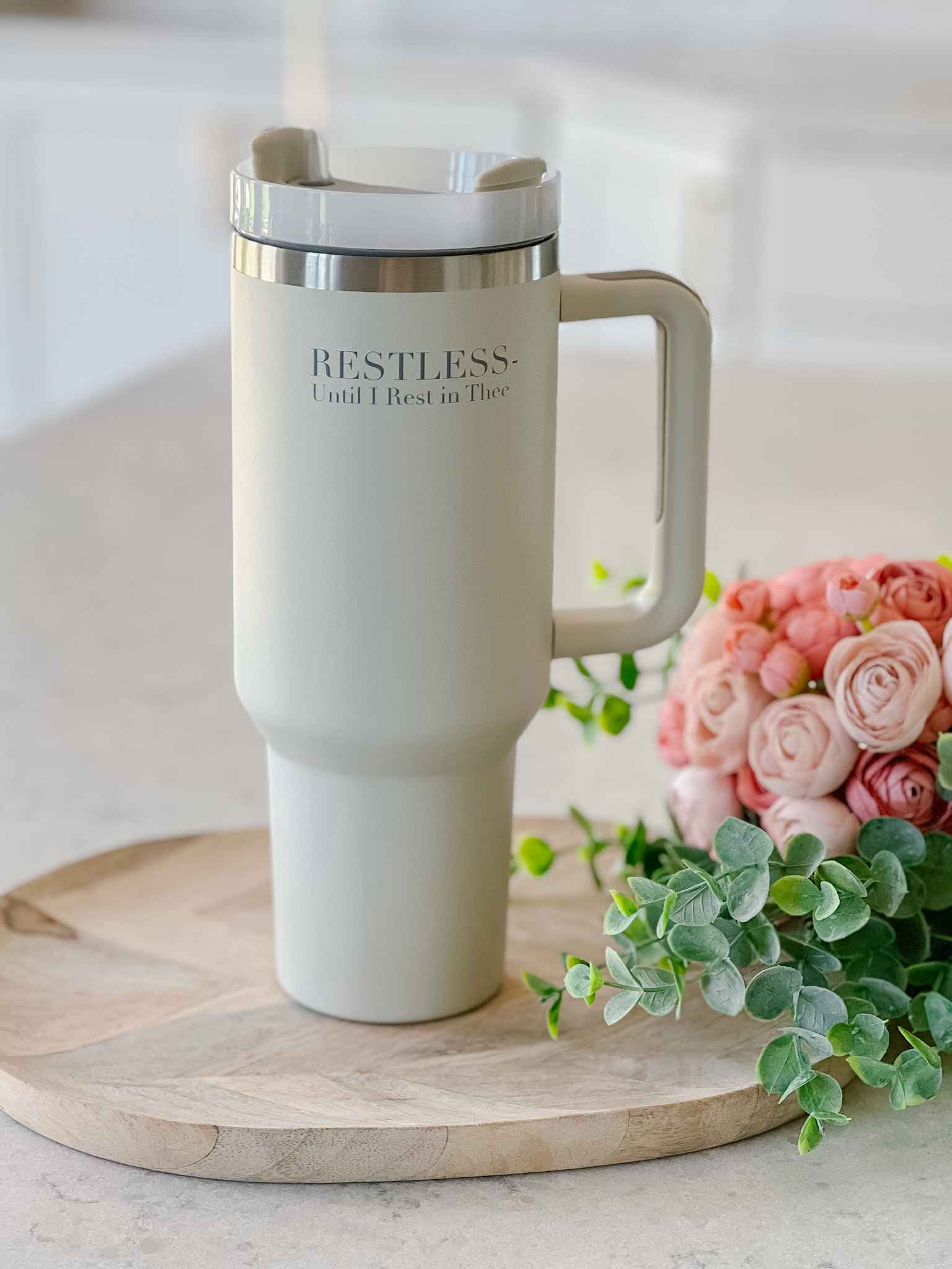 Dune Insulated Tumbler with Lid - 20oz Stainless Steel Travel Mug for Hot & Cold Drinks - Perfect for Office, Gym, and Outdoor Adventures