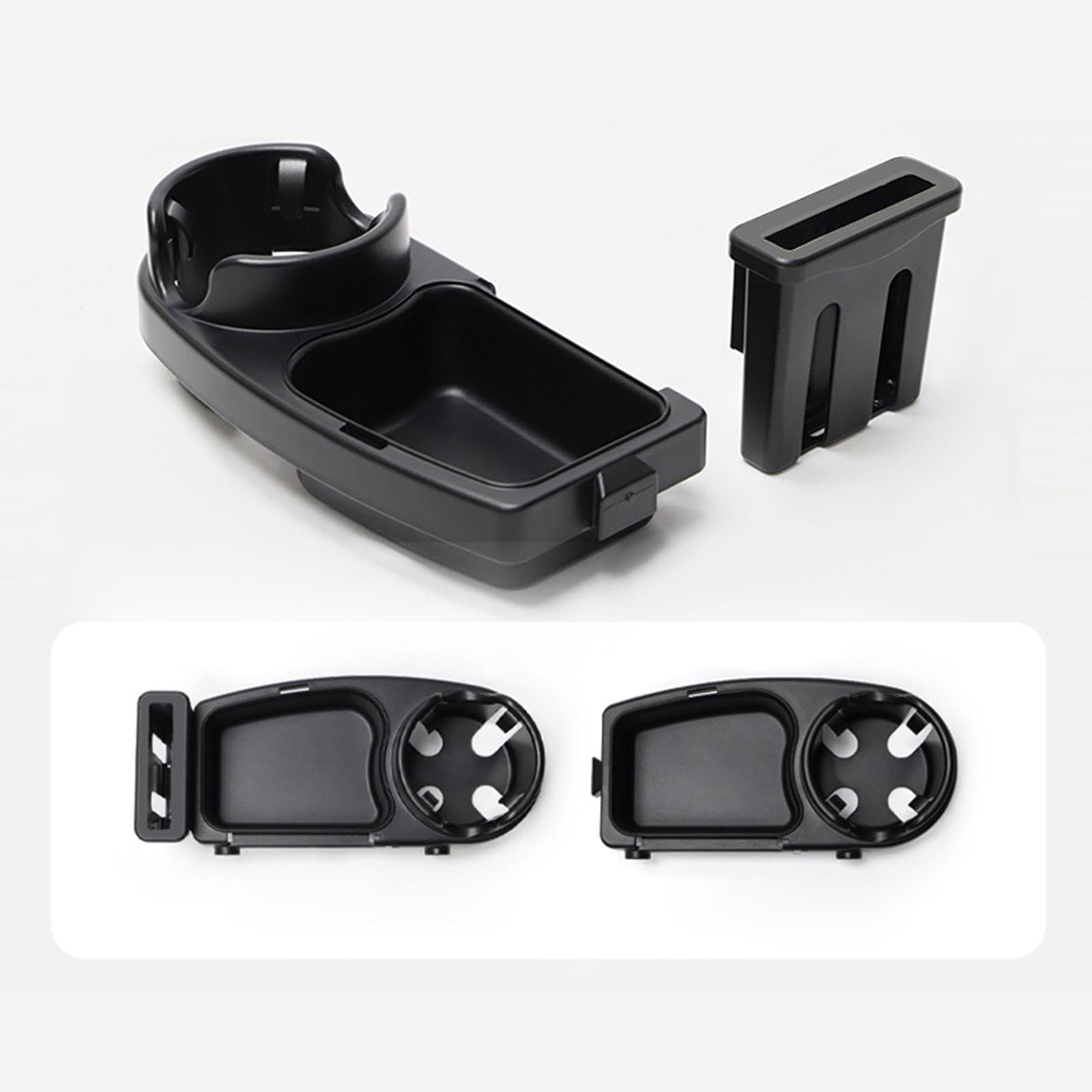 TTETTZ Universal Stroller Snack Tray with Cup Holder - Detachable Baby Feeding Tray for Strollers, High Chairs & Travel - Perfect for Snacks, Toys & Drinks On-The-Go