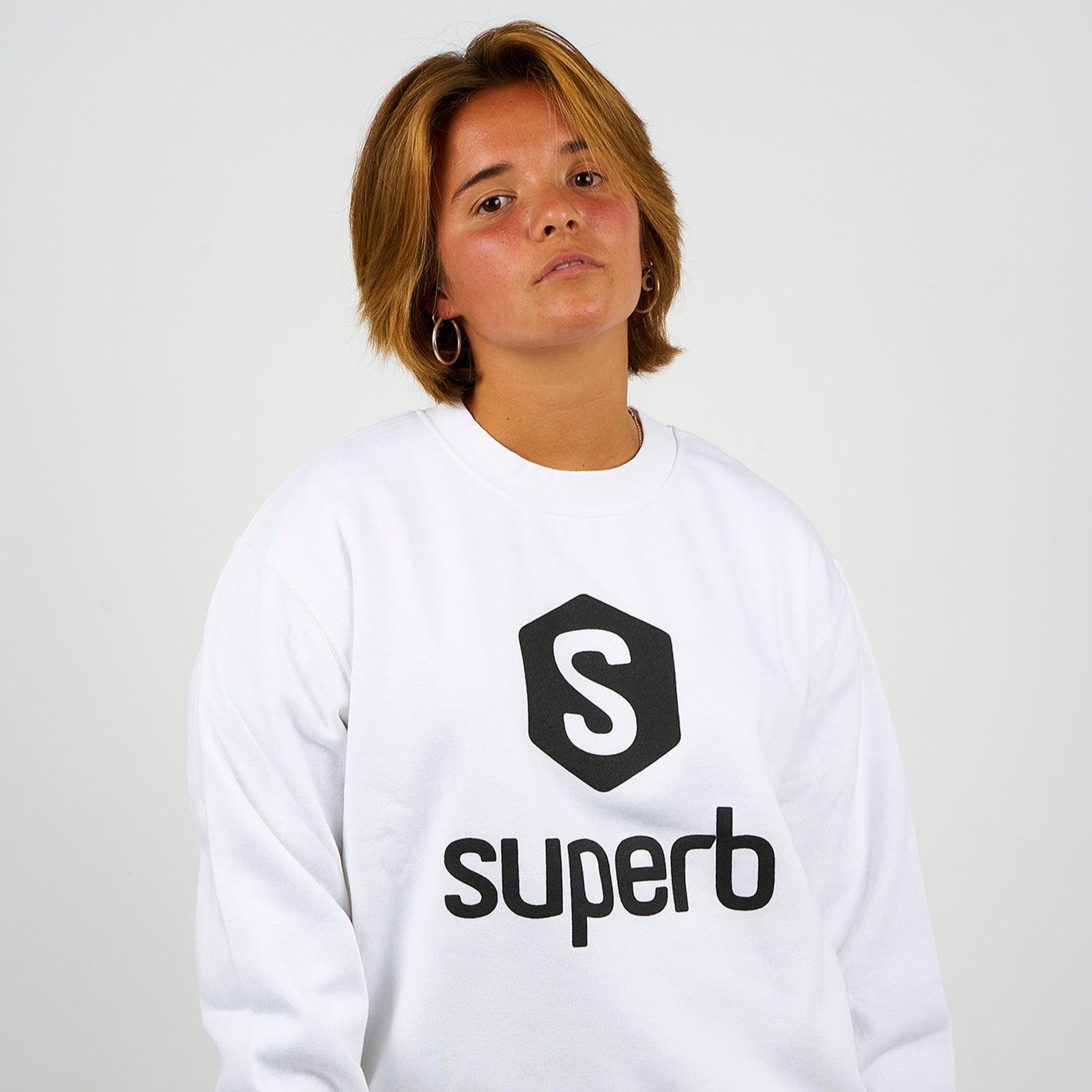 Hexablack White Hoodie - Trendy Unisex Pullover for Men & Women - Perfect for Casual Wear, Gym, and Outdoor Activities