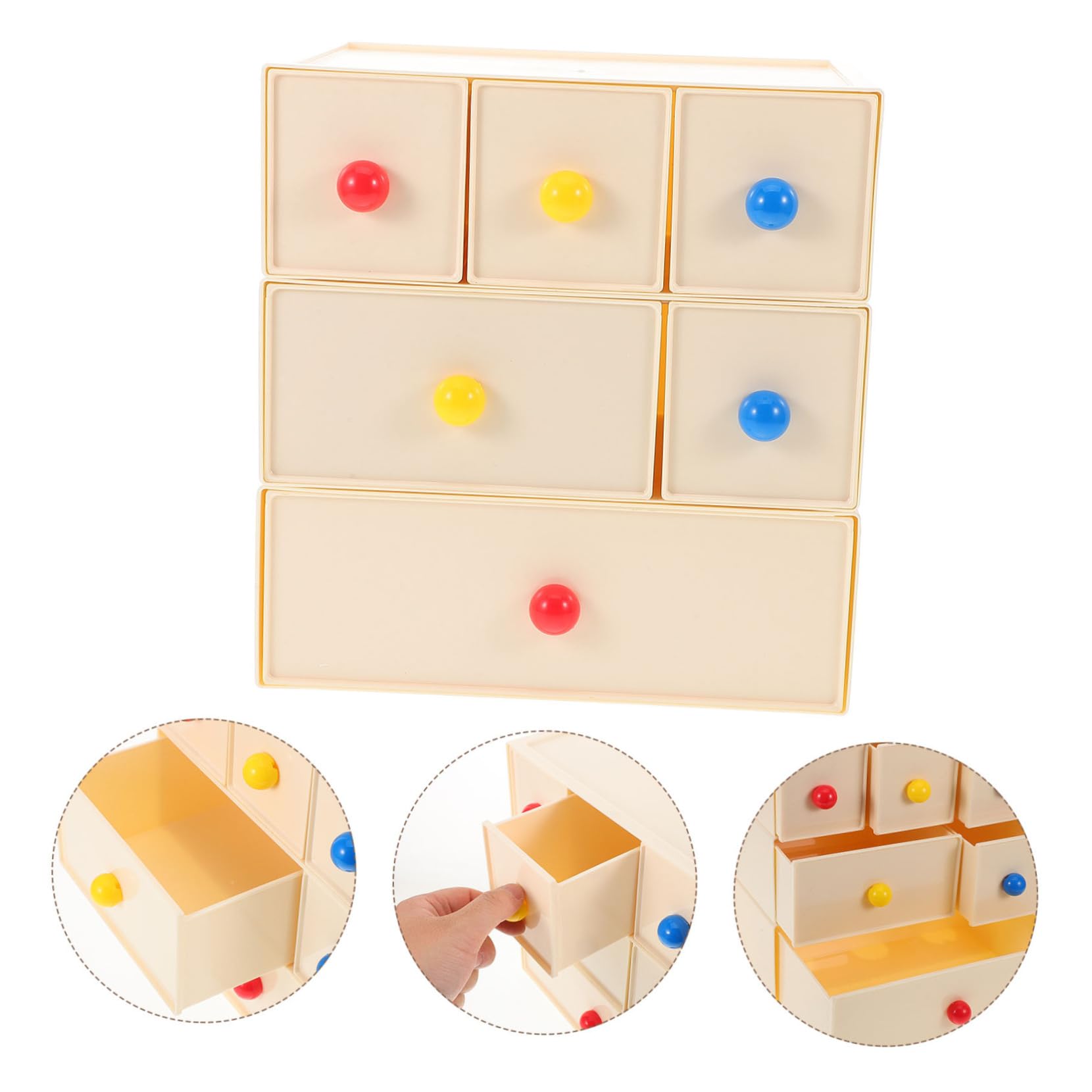FOYTOKI Large Cosmetic Storage Box with Drawers - Plastic Makeup Organizer for Vanity, Bathroom & Travel - Perfect for Lipsticks, Brushes & Skincare Products