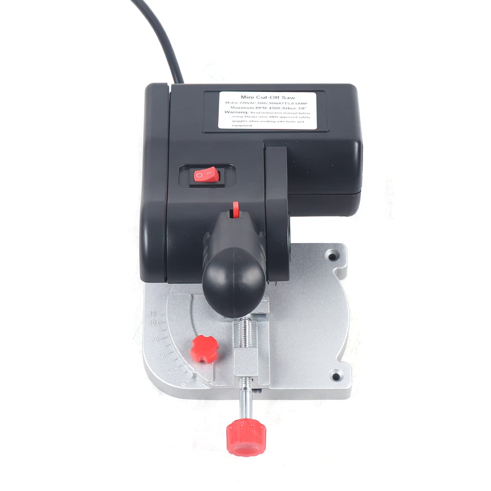 Mini Benchtop Cut-off Saw 4500 RPM 90W for Wood, Metal & Plastic Cutting - DIY & Craft Projects