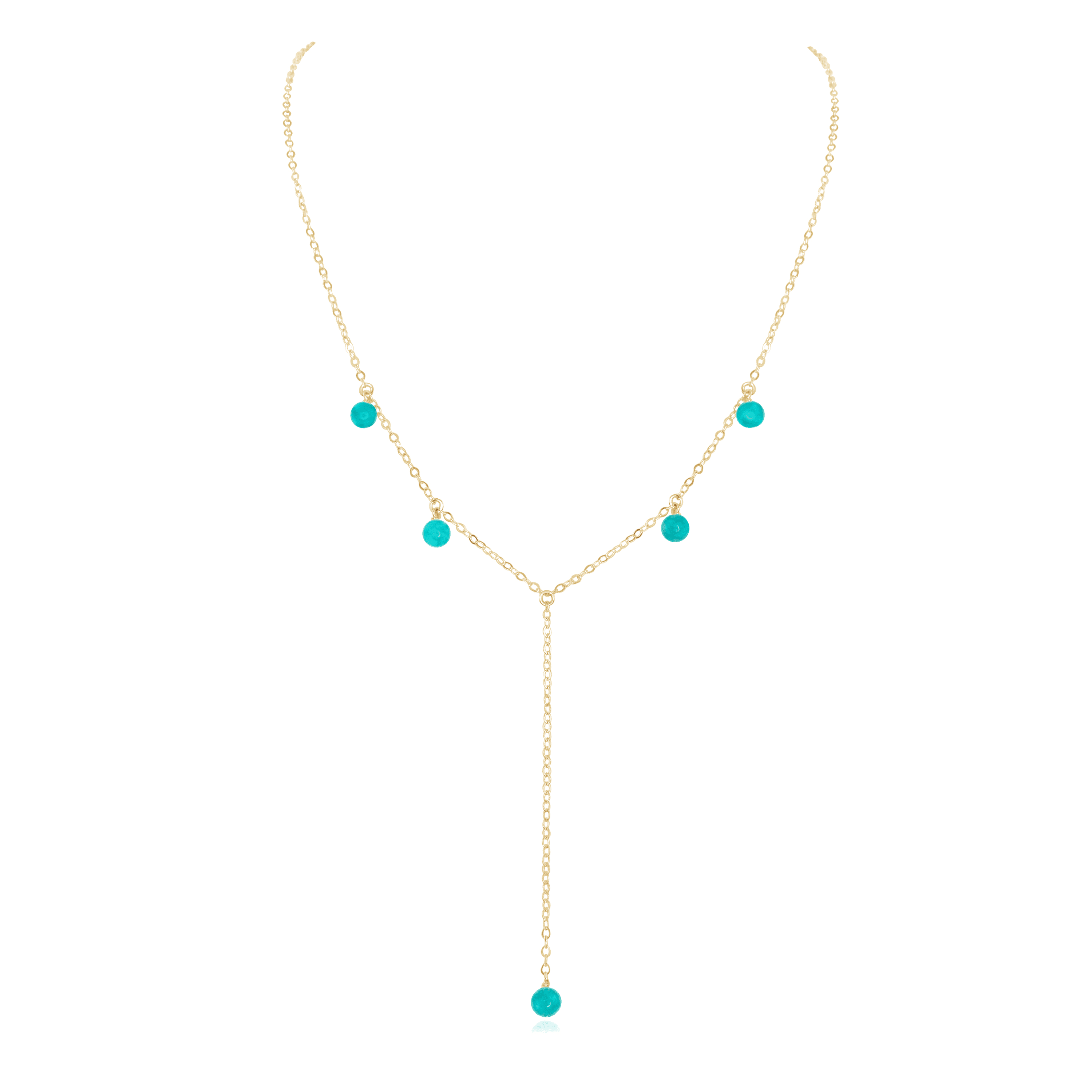 Handmade Turquoise Boho Lariat Necklace - Long Layered Statement Piece for Women | Perfect for Festivals, Beach Vacations & Boho Chic Outfits
