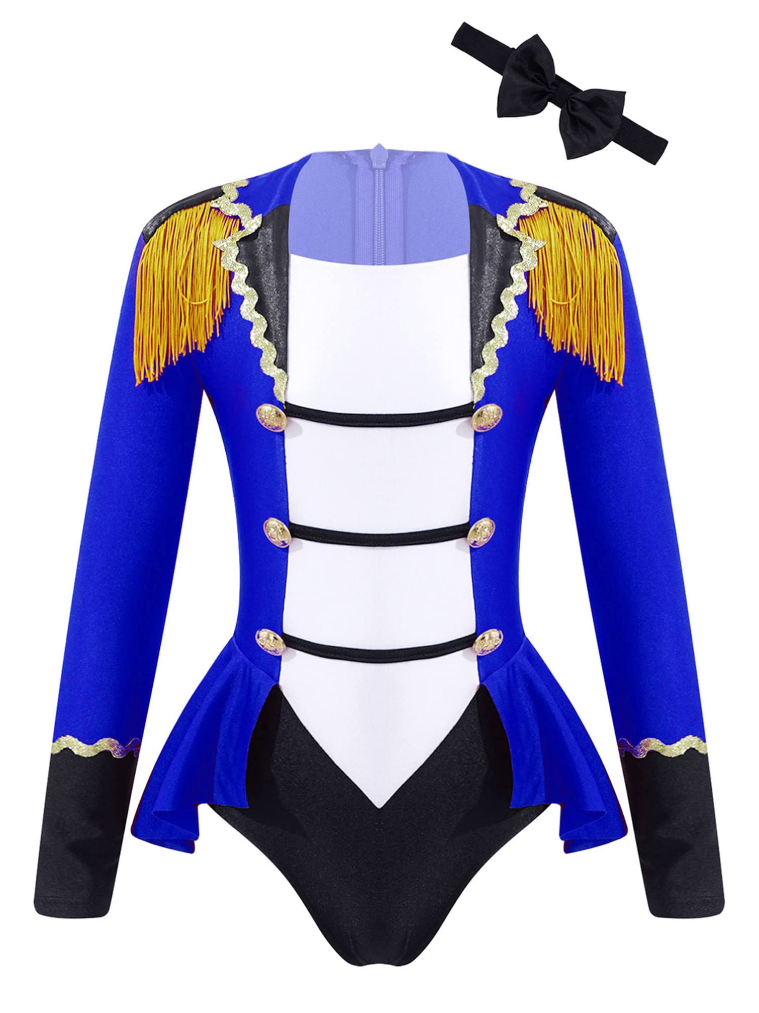 TiaoBug Kids Girls Halloween Christmas Cosplay Ringmaster Costume - Circus Party Dress for Birthday Princess Outfits | Perfect for Halloween, Christmas Parties, Dress-Up Play & Themed Events