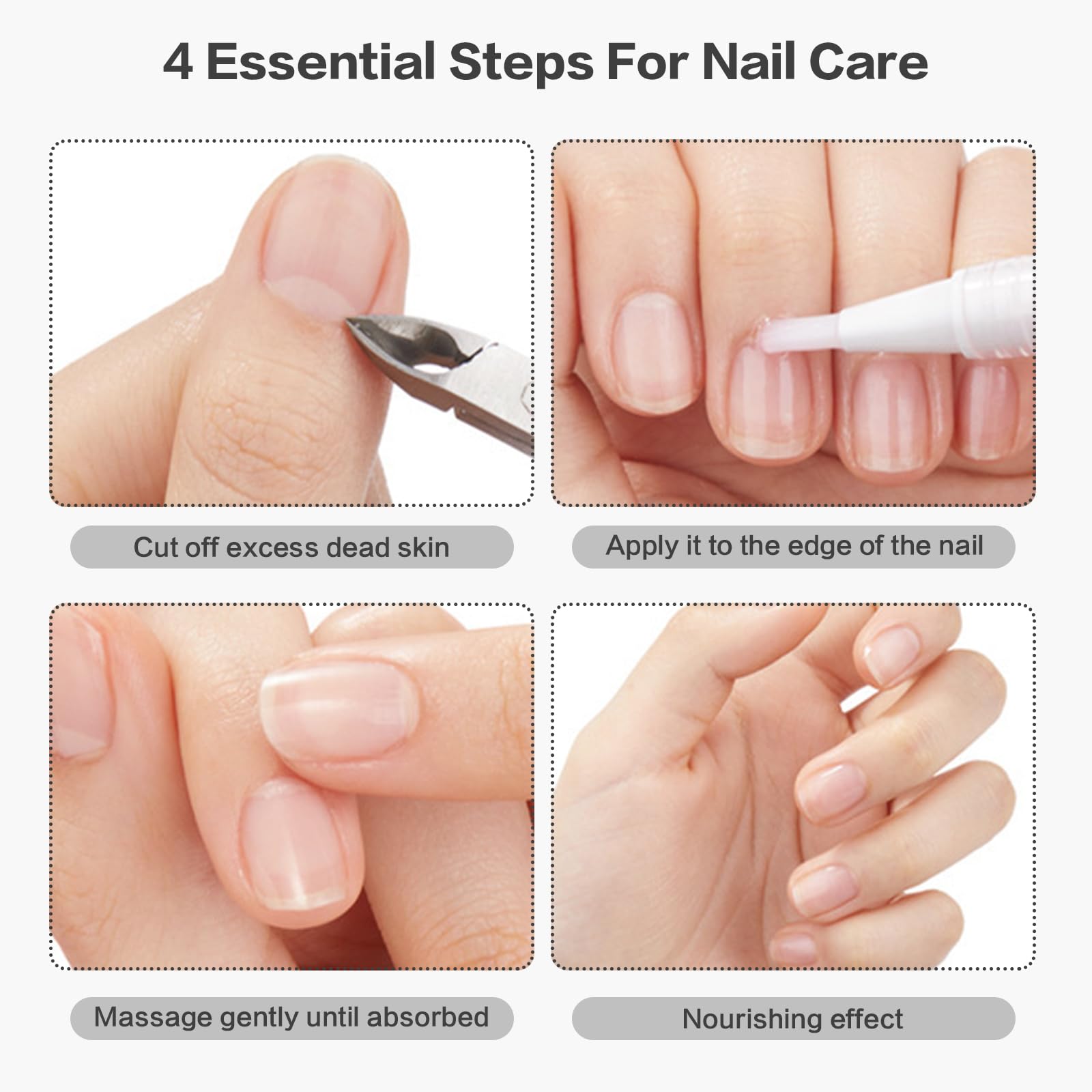Brother Cosmetics Nail Growth & Repair Oil - Natural Nail Strengthener & Cuticle Treatment for Stronger Nails (2 Pack) | Perfect for Manicures, Nail Care Routine & Damaged Nail Recovery