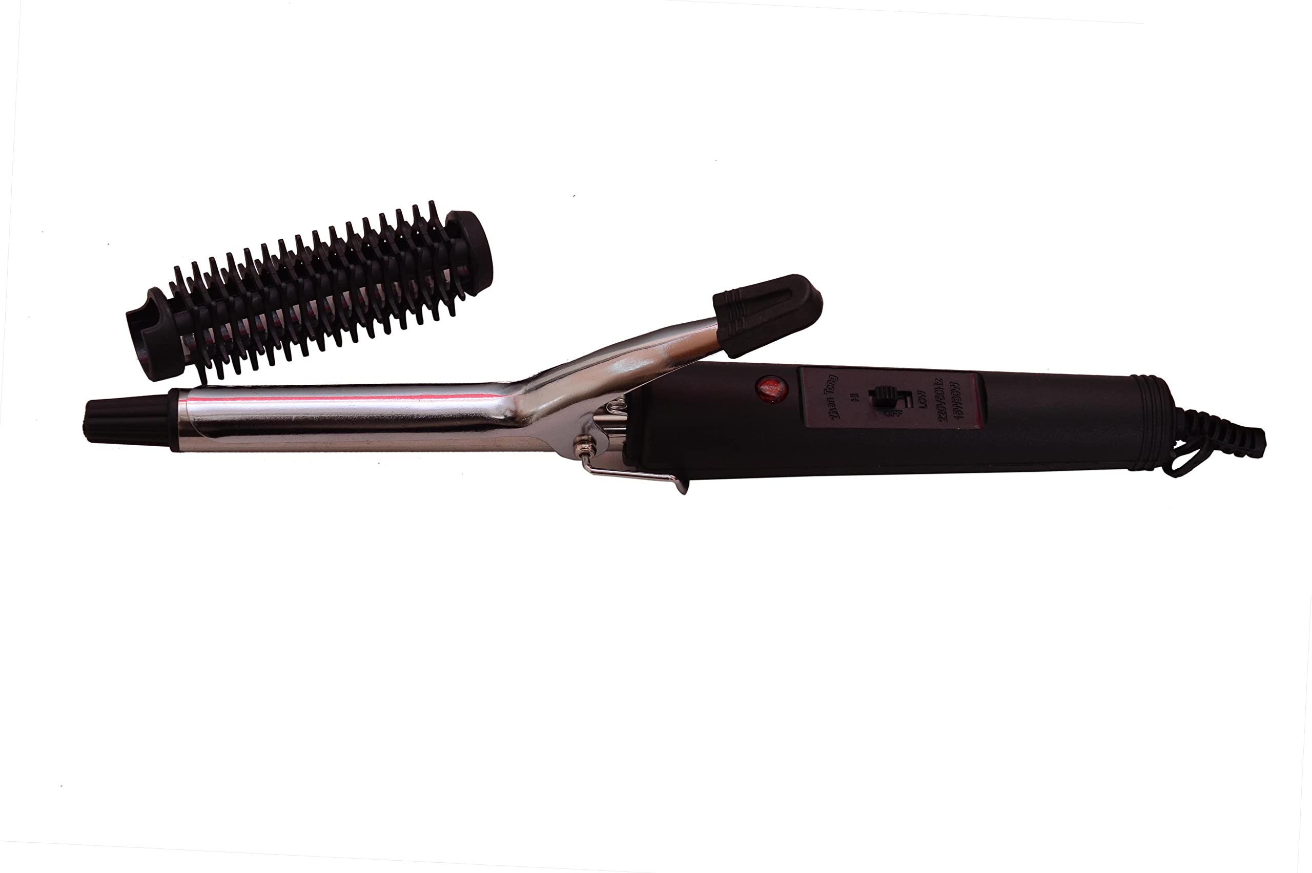 Ceramic Hair Curler with Adjustable Temperature - Medium Size Multicolor Styling Iron for Wavy & Curly Hair - Perfect for Home, Salon & Travel Use