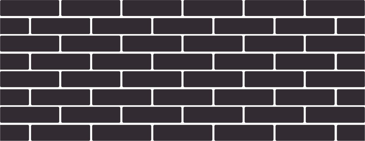 Brick Patterned Headboard Decal - Large Orange Red Peel and Stick Wall Sticker - Perfect for Bedroom, Dorm, Kids Room & Home Decor