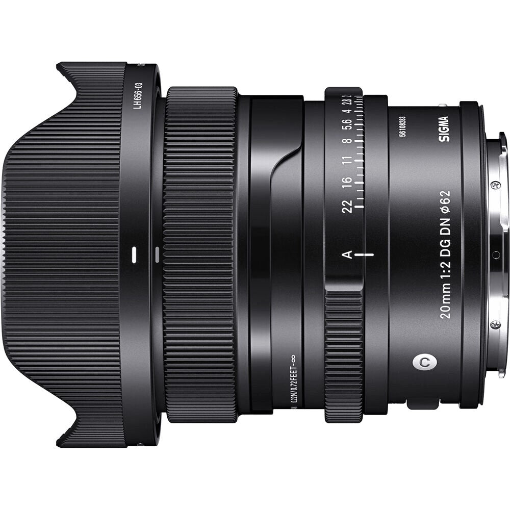 Sigma 20mm F2.0 DG DN Contemporary Lens for Leica L Mount - Wide Angle Prime Lens for Landscape, Architecture & Low Light Photography